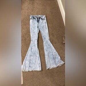 Altar'd State Light Blue Flare Jeans
